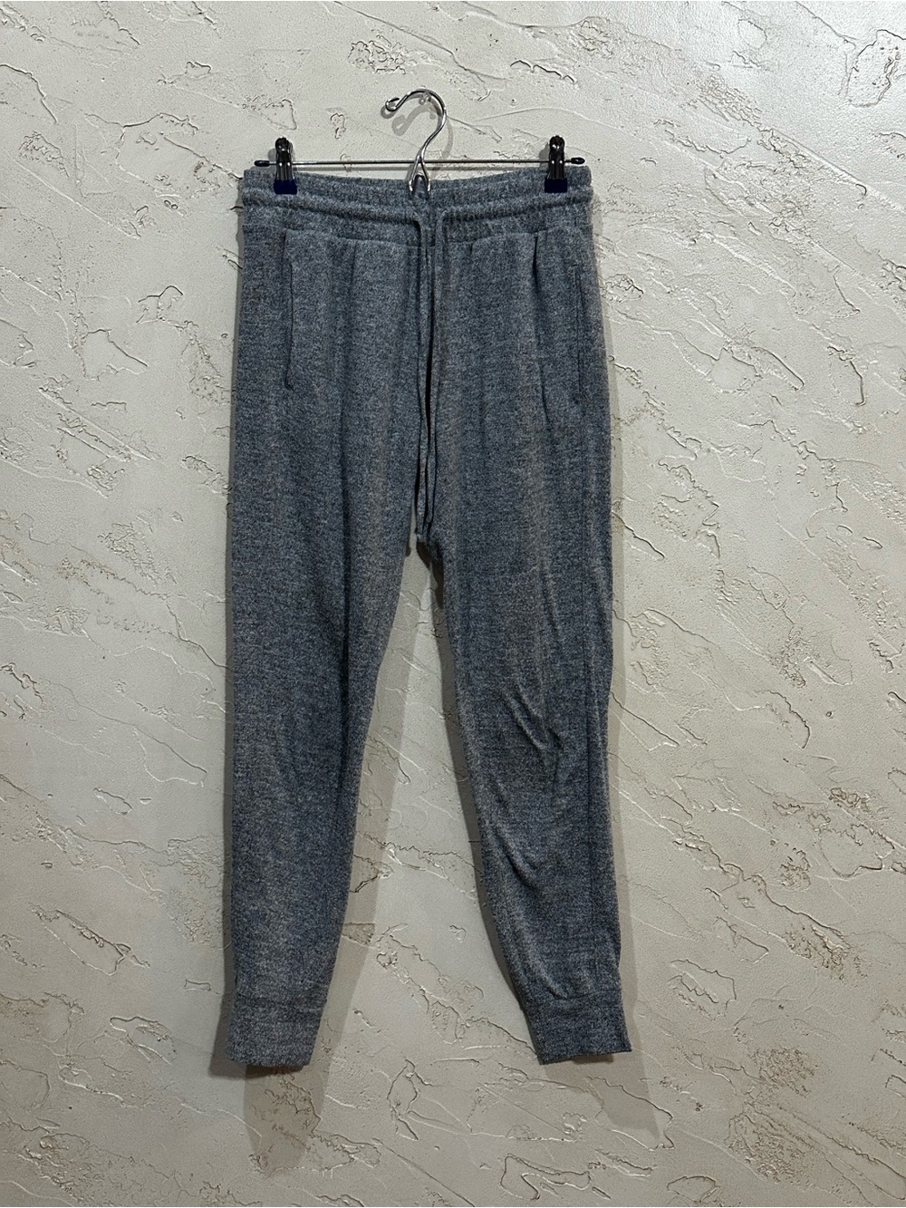 Mossimo Women’s Junior’s Gray Knit Drawstring Jogger Pants size Small